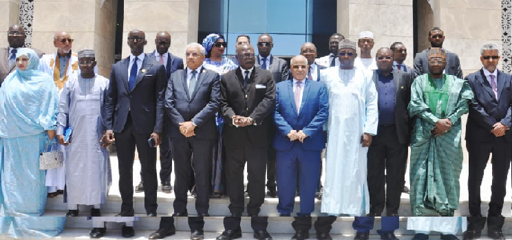Nouakchott : Réception des délégations de la Pléiade à l'Assemblée nationale