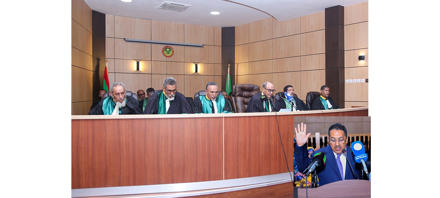 رئيس اللجنة الوطنية لحقوق الإنسان يؤدي اليمين القانونية أمام رئيس المحكمة العليا